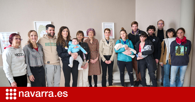 Visita de la Presidenta Chivite a la sala de lactancia y conciliación en el Estadio Larrabide para atletas.