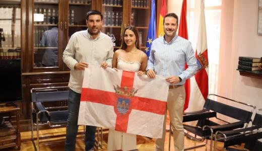Homenaje a Ángela Beamonte antes del Campeonato de España de Gimnasia Rítmica