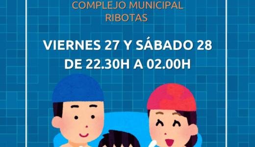 Piscina nocturna gratuita para todos en Ribotas el 27 y 28 de junio