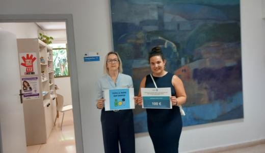 Cristina López gana el I Concurso de Eslogan del Plan Municipal de Prevención de Adicciones de Tudela