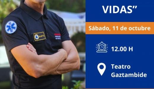 Cartel charla salvar vidas