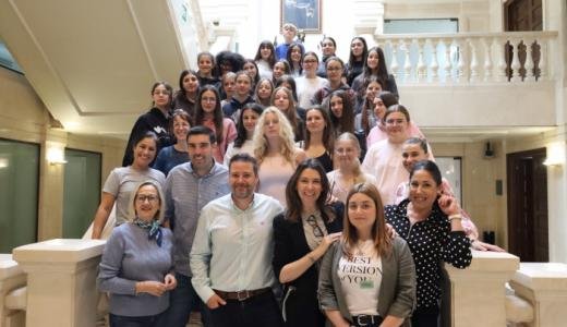 Visita estudiantes intercambio Valle Ebro